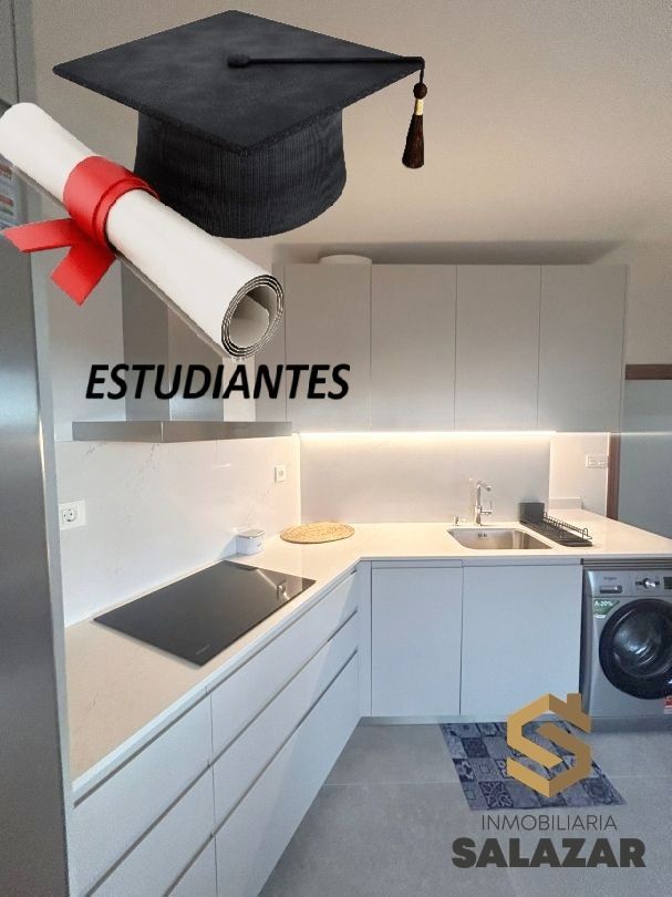 Cuina de Pis de lloguer en Erandio amb Calefacció, Terrassa i Balcó