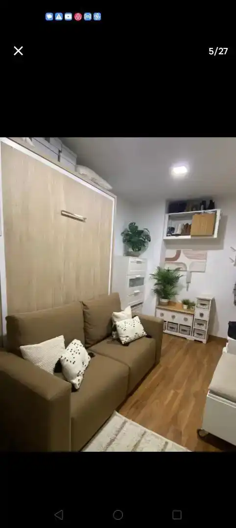Living room of Flat for rent in Villena  with Parquet flooring, Storage room and Furnished