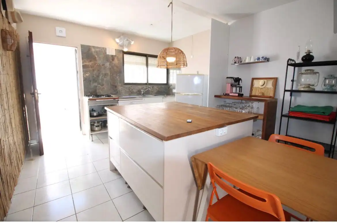 Kitchen of Flat for sale in Mijas  with Air Conditioner, Private garden and Terrace