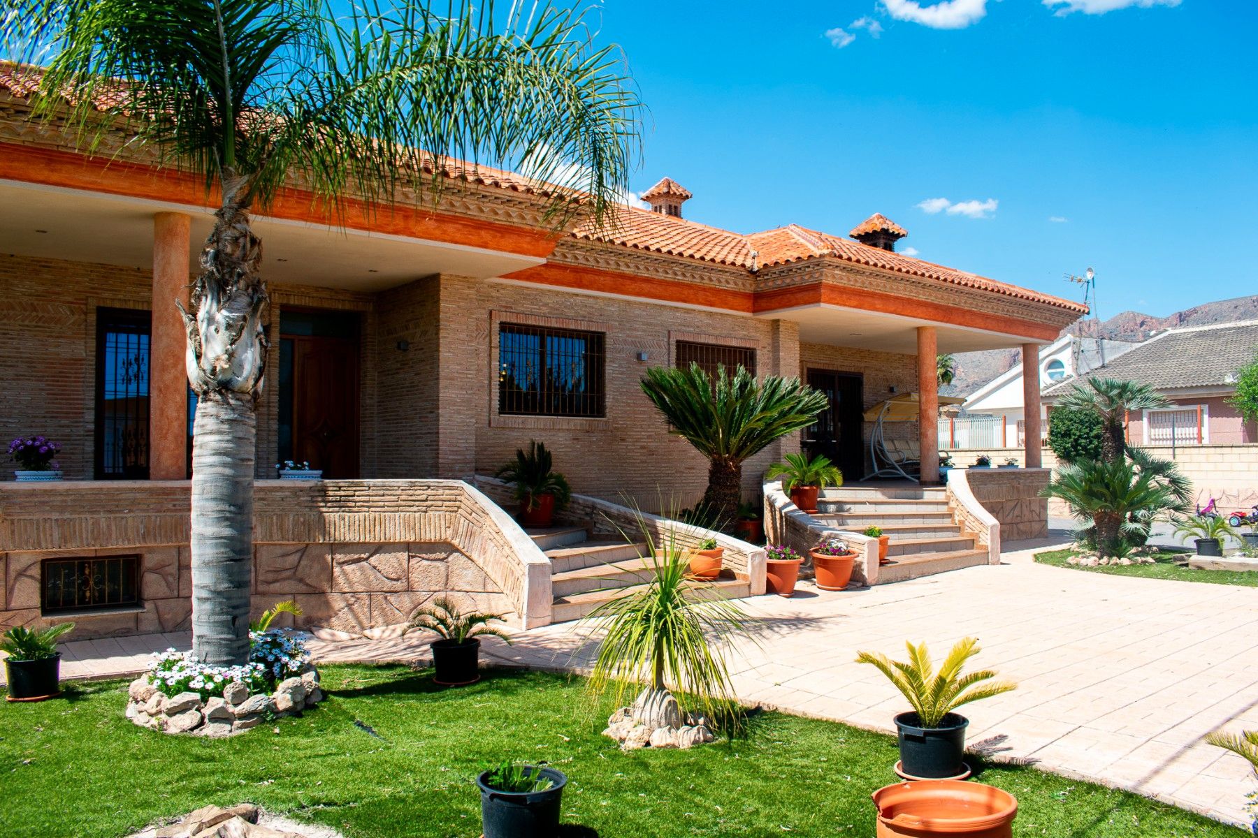 Vista exterior de Casa o xalet en venda en  Murcia Capital amb Calefacció, Terrassa i Moblat