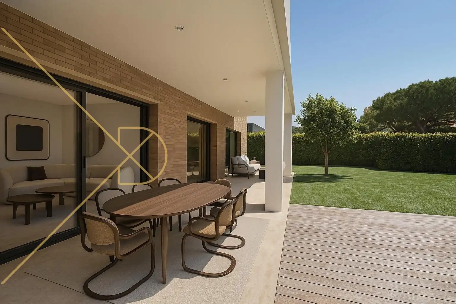 Terrasse von Haus oder Chalet zum Verkauf in Gavà mit Klimaanlage, Heizung und Privatgarten