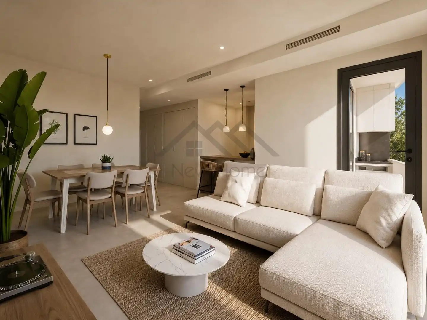 Wohnzimmer von Wohnung zum Verkauf in La Pobla de Vallbona mit Balkon