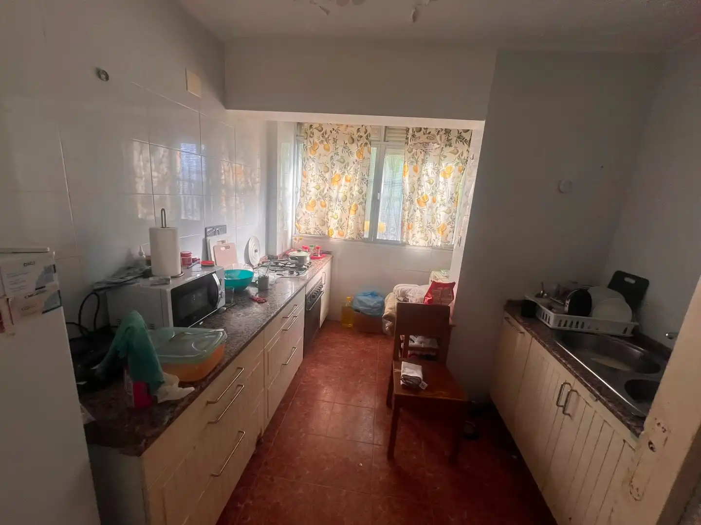 Kitchen of Flat for sale in Sevilla  with Air Conditioner, Terrace and Furnished