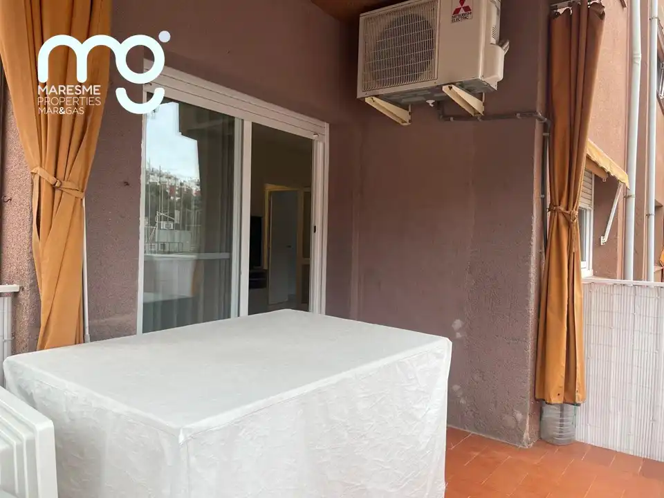 Balcony of Flat for rent in Sant Vicenç de Montalt  with Air Conditioner, Heating and Terrace
