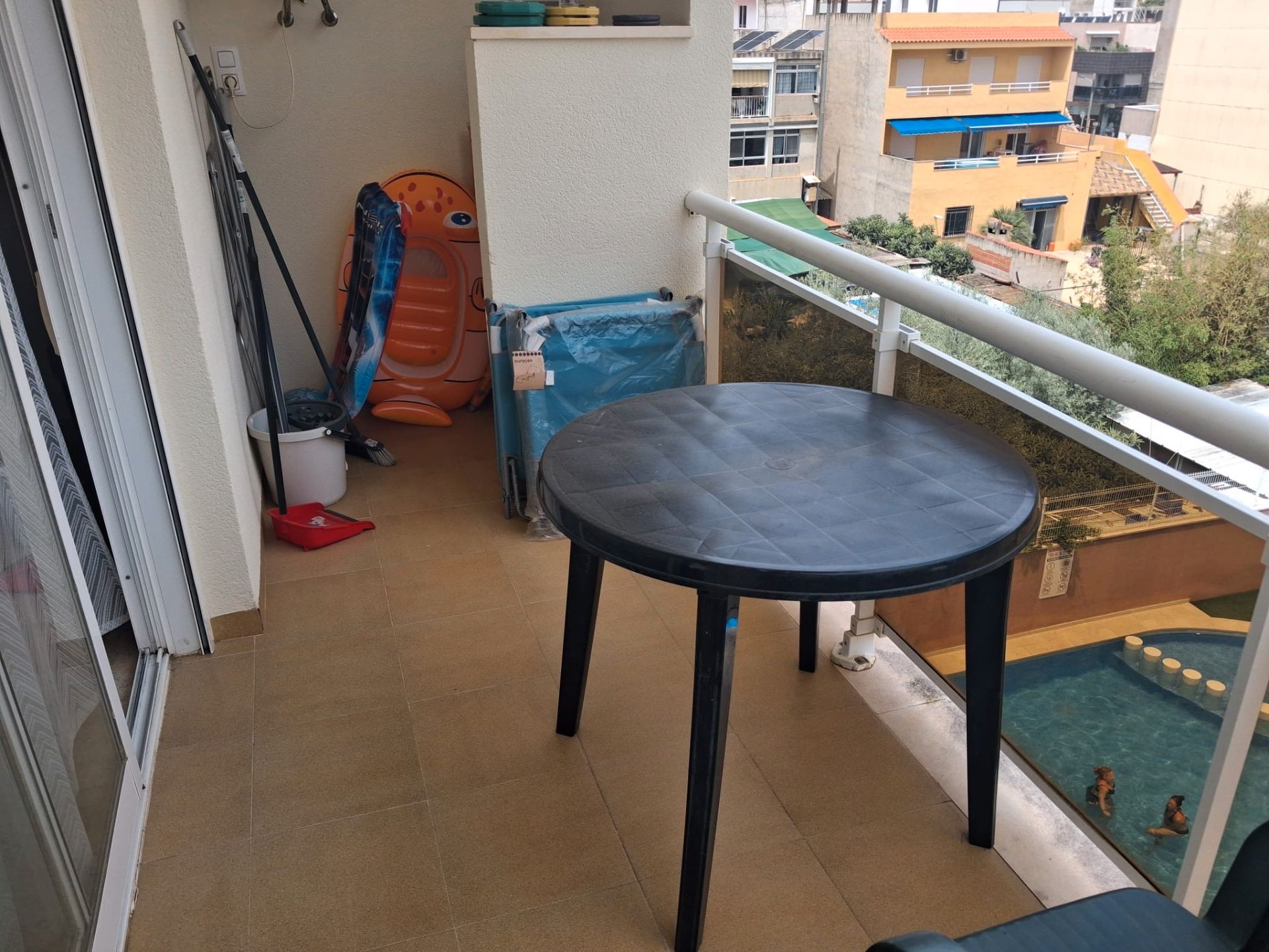 Terrassa de Estudi de lloguer en Benicarló amb Aire condicionat, Moblat i Forn