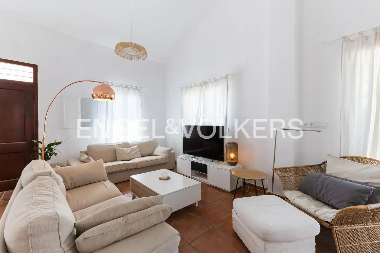Living room of Houses for rent in Alboraya  with Air Conditioner, Heating and Private garden