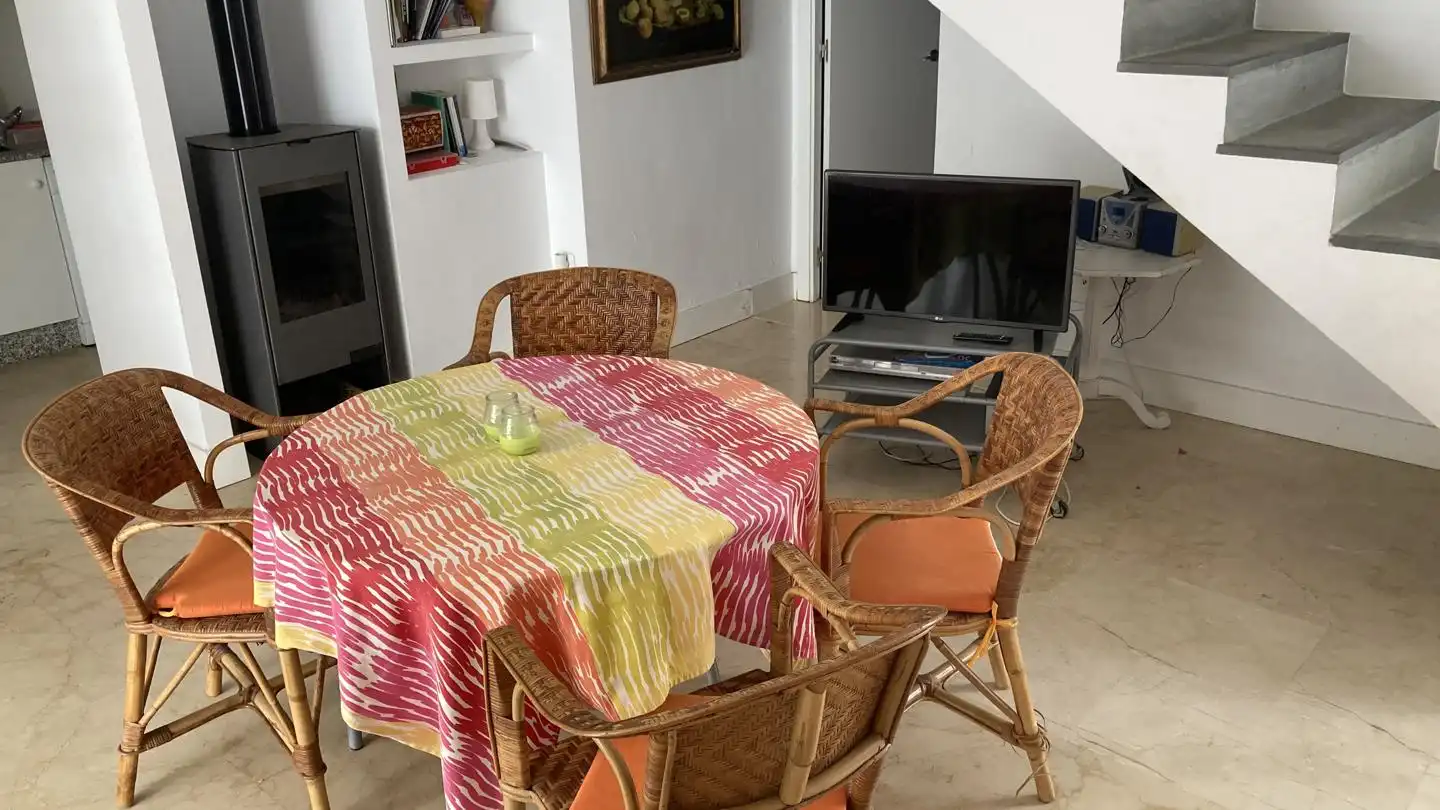 Menjador de Casa o xalet de lloguer en Vera amb Aire condicionat, Jardí privat i Terrassa