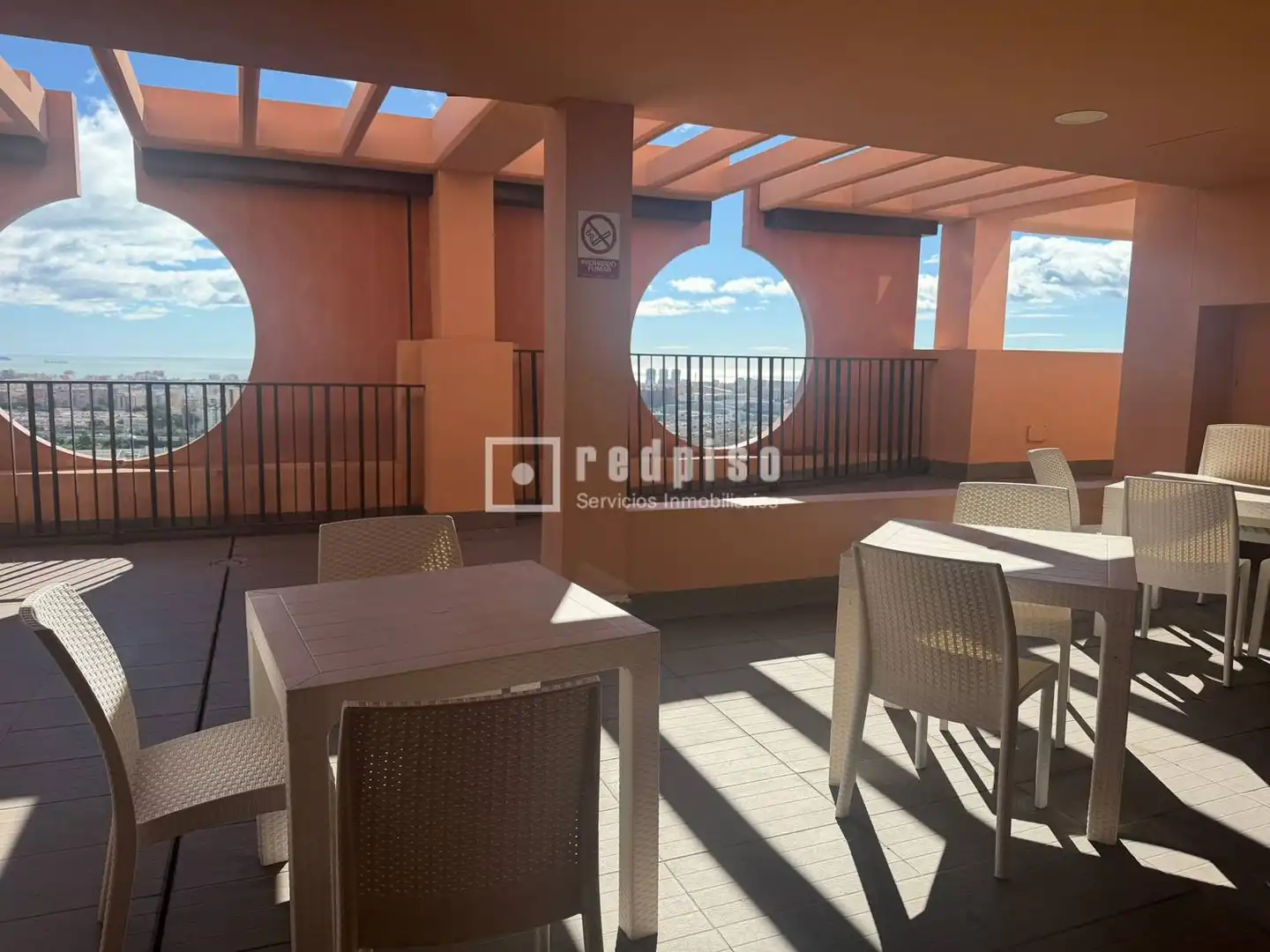 Terrasse von Wohnung zum Verkauf in Málaga mit Klimaanlage, Heizung und Privatgarten