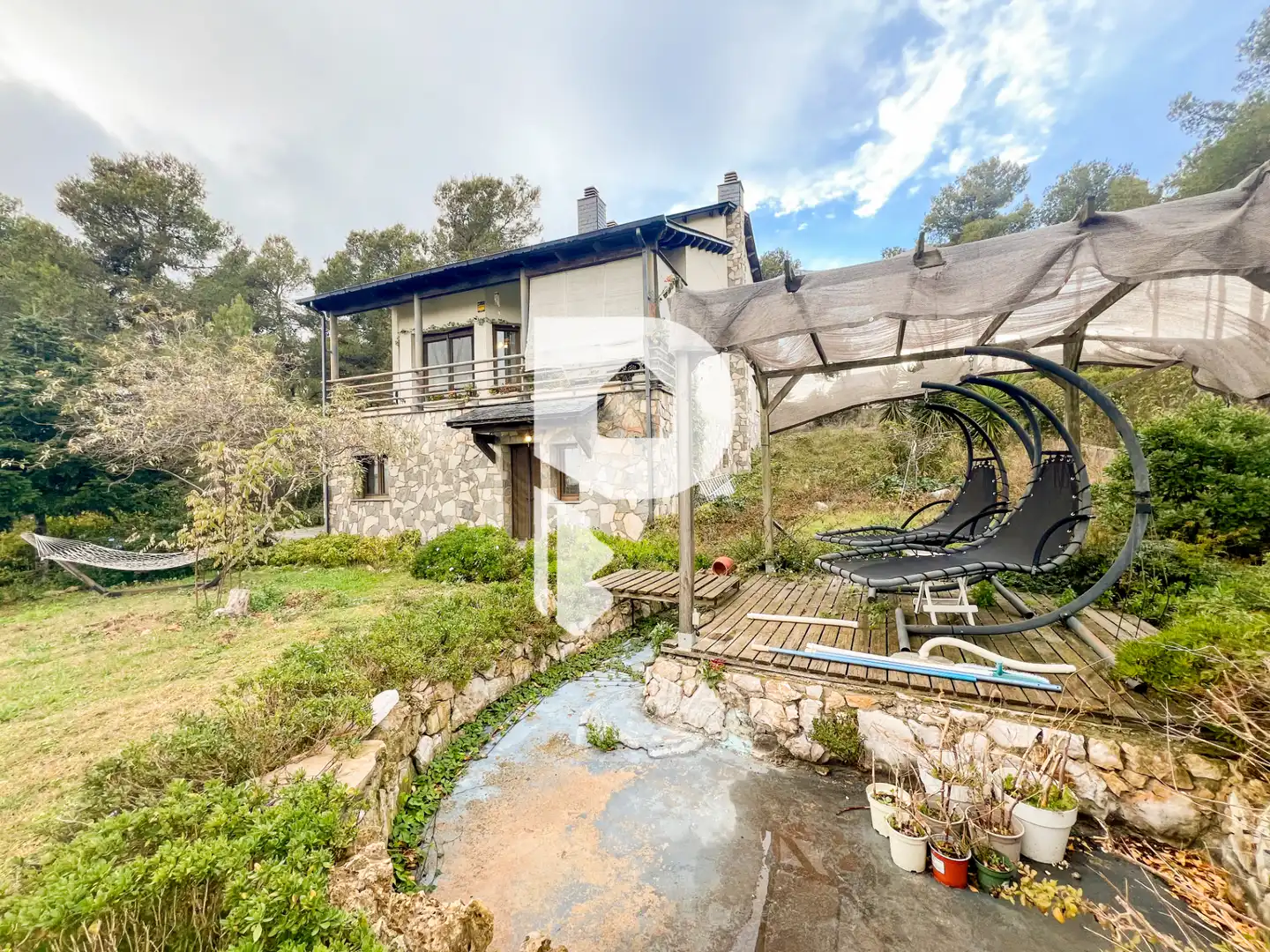 Vista exterior de Casa o chalet en venta en Vallirana con Aire acondicionado, Calefacción y Terraza