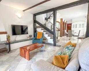 Living room of Single-family semi-detached to rent in Mijas  with Air Conditioner, Terrace and Balcony