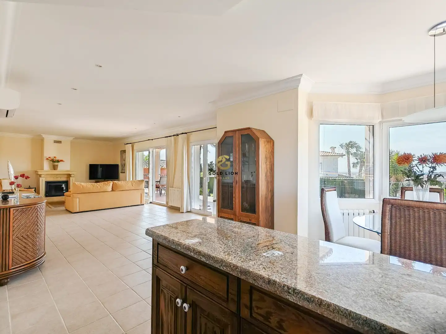Living room of Houses for sale in Dénia  with Air Conditioner, Heating and Private garden