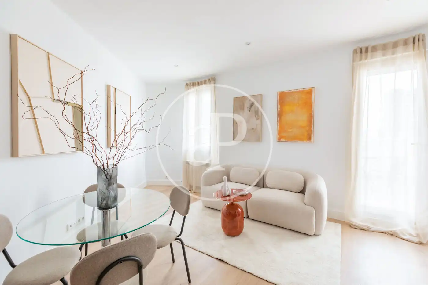 Sala d'estar de Pis en venda en Madrid amb Aire condicionat, Calefacció i Terrassa