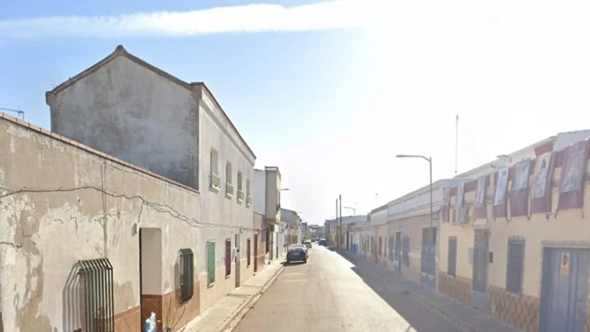 Vista exterior de Casa adosada en venta en Tomelloso