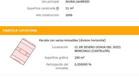 Photo 4 of Garage for sale in Carrer del Doctor Severo Ochoa, 20, Zona Papa Luna - Platja del Gurugú, Benicarló