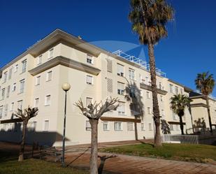 Exterior view of Flat to rent in Badajoz Capital  with Air Conditioner, Private garden and Furnished