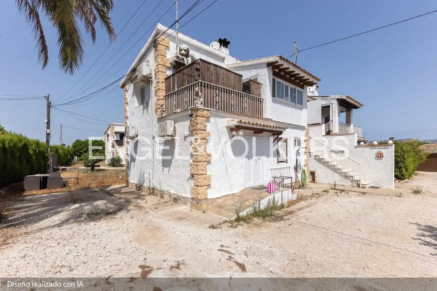 Vista exterior de Casa o xalet en venda en Jávea / Xàbia amb Aire condicionat, Calefacció i Jardí privat