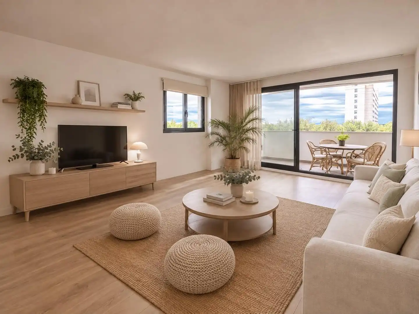 Living room of Flat for sale in Valencia  with Air Conditioner, Heating and Private garden
