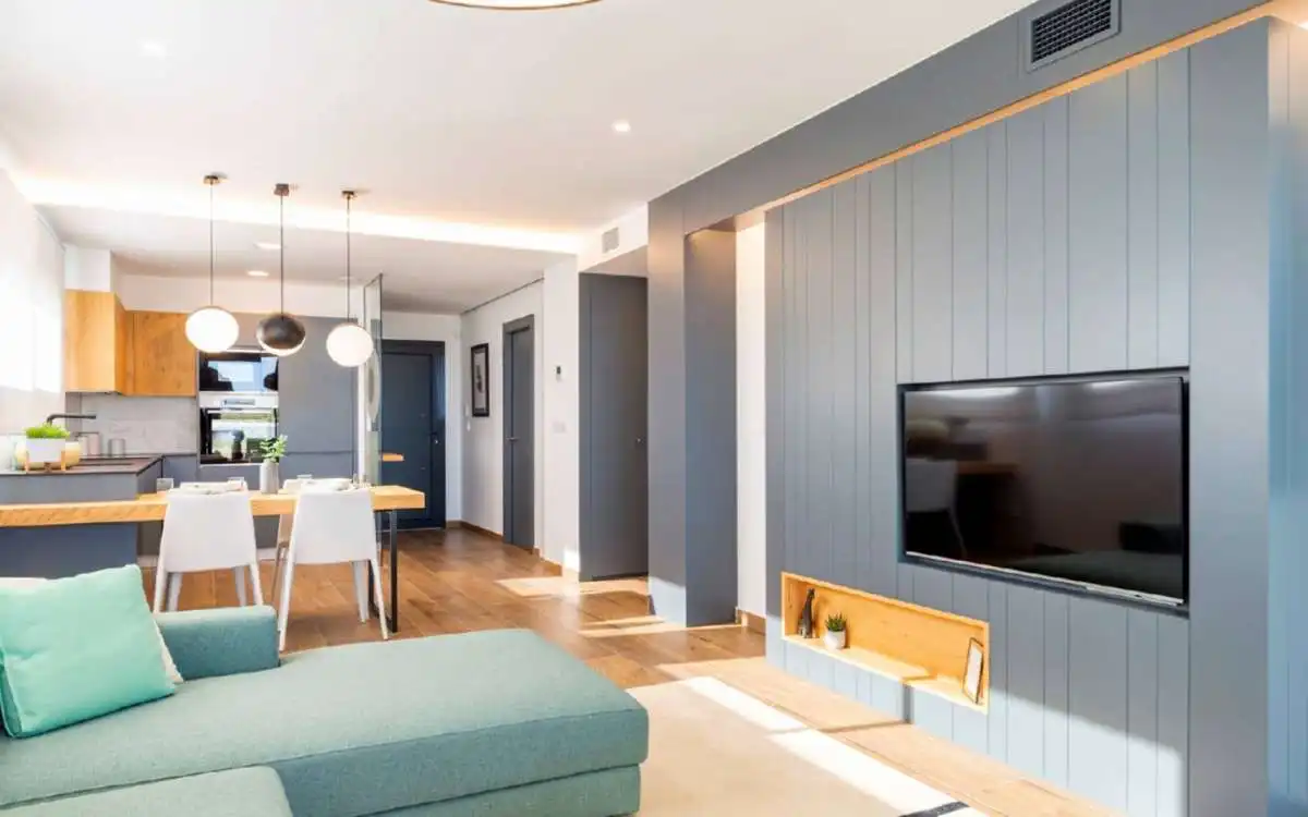 Wohnzimmer von Maisonette zum Verkauf in Benitachell / El Poble Nou de Benitatxell mit Terrasse und Gemeinschaftspool