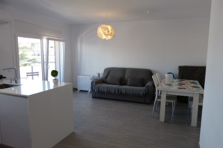 Living room of Apartment to rent in Calonge i Sant Antoni  with Air Conditioner, Terrace and Furnished