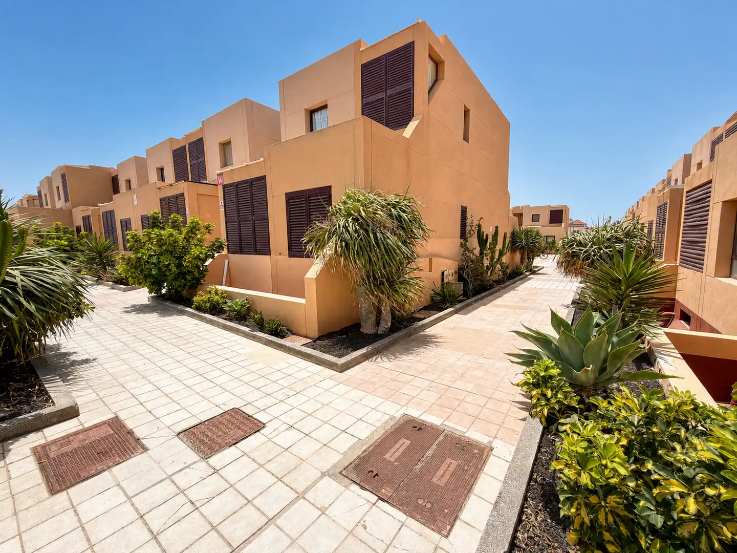 Vista exterior de Apartament en venda en Antigua amb Traster, Moblat i Piscina comunitària