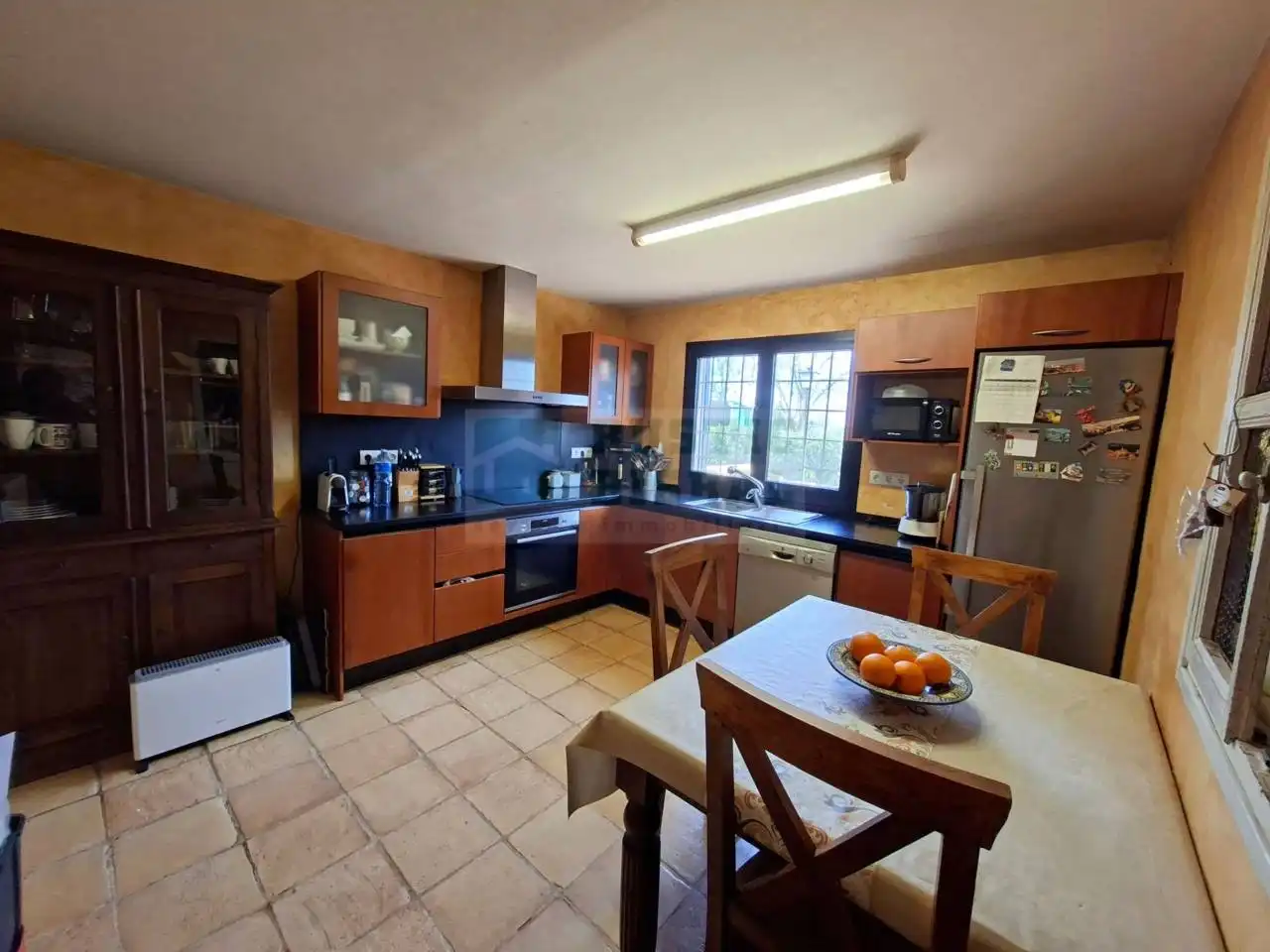 Cocina de Finca rústica en venta en Corçà con Aire acondicionado, Calefacción y Terraza