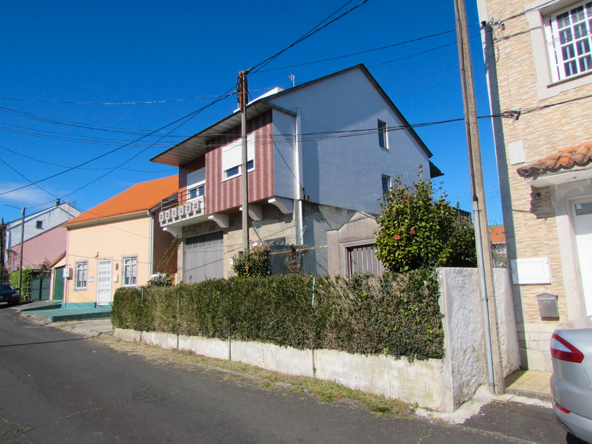 Vista exterior de Casa o xalet en venda en Ferrol amb Calefacció, Jardí privat i Terrassa