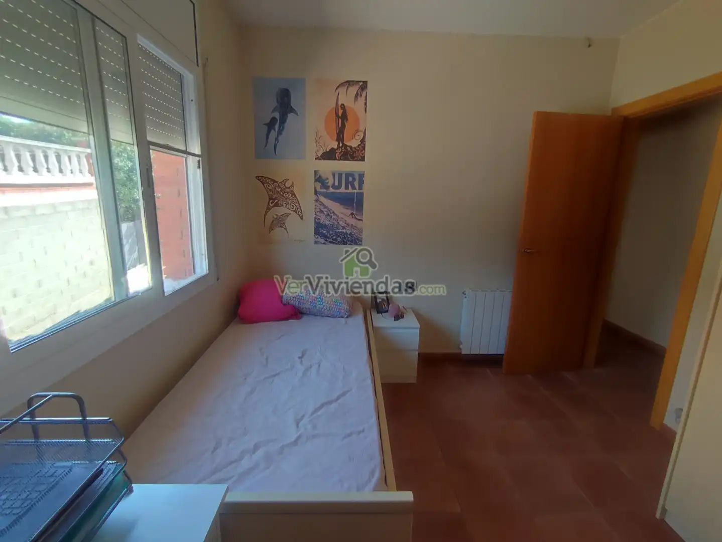 Dormitori de Casa o xalet en venda en Vallirana amb Calefacció, Jardí privat i Terrassa