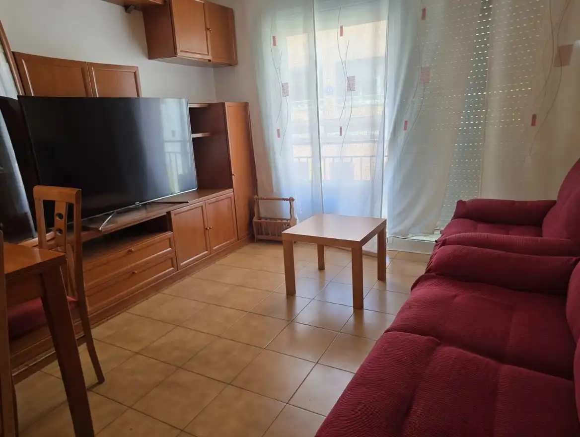 Sala d'estar de Pis de lloguer en Barcelona amb Aire condicionat i Moblat