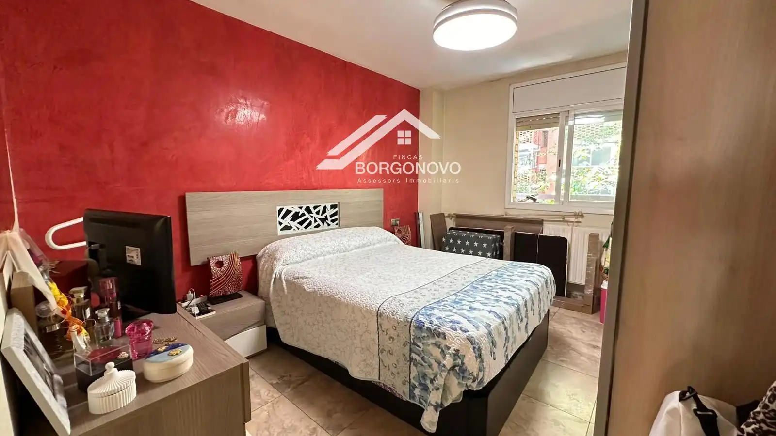 Schlafzimmer von Wohnung zum Verkauf in Barcelona mit Klimaanlage, Heizung und Terrasse