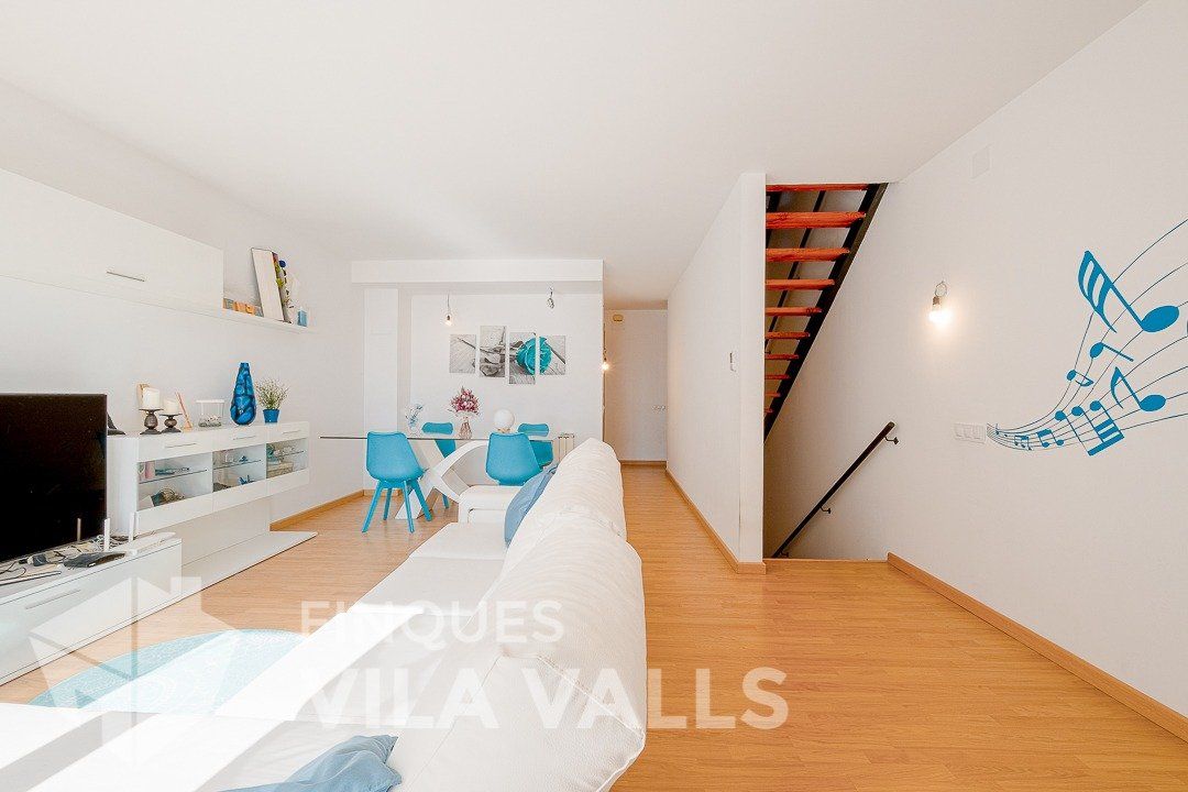 Sala de estar de Casa o chalet en venta en Castellterçol con Calefacción, Parquet y Terraza