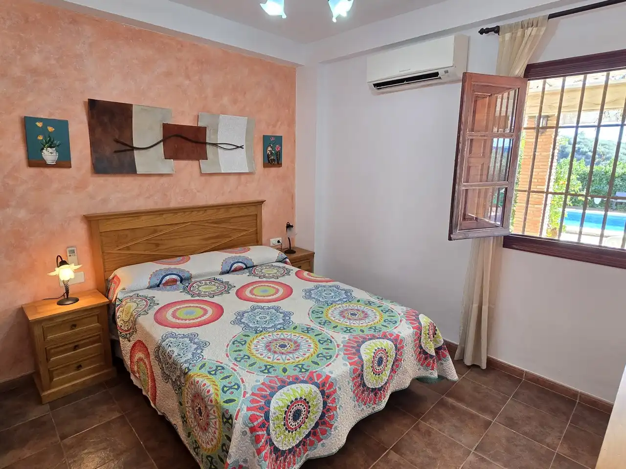 Habitación de Casa o chalet en venta en Periana con Aire acondicionado, Terraza y Piscina