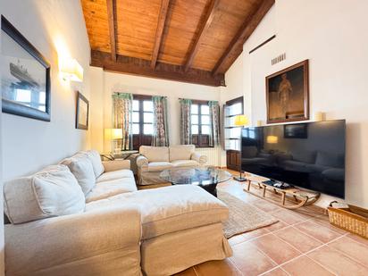 Living room of Duplex for sale in Jaca  with Heating, Parquet flooring and Terrace