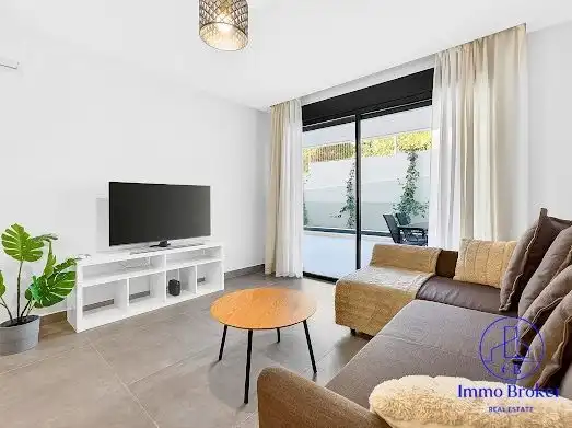 Sala de estar de Piso en venta en Adeje con Aire acondicionado, Trastero y Amueblado