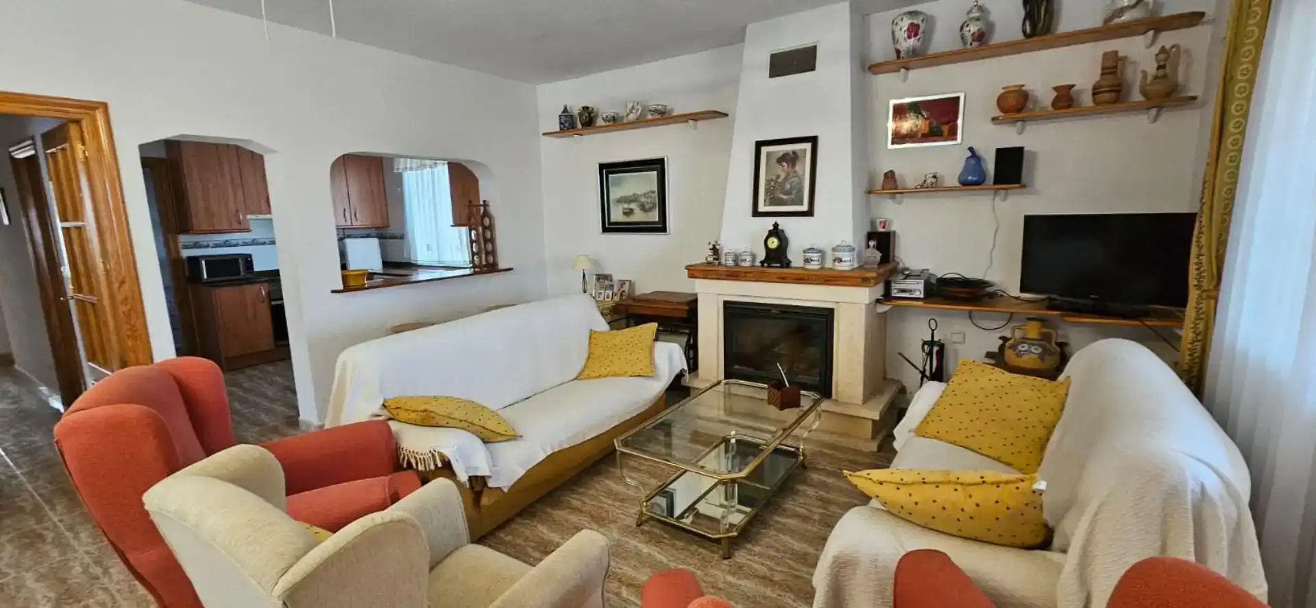 Sala de estar de Casa o chalet en venta en Fortuna con Aire acondicionado y Piscina