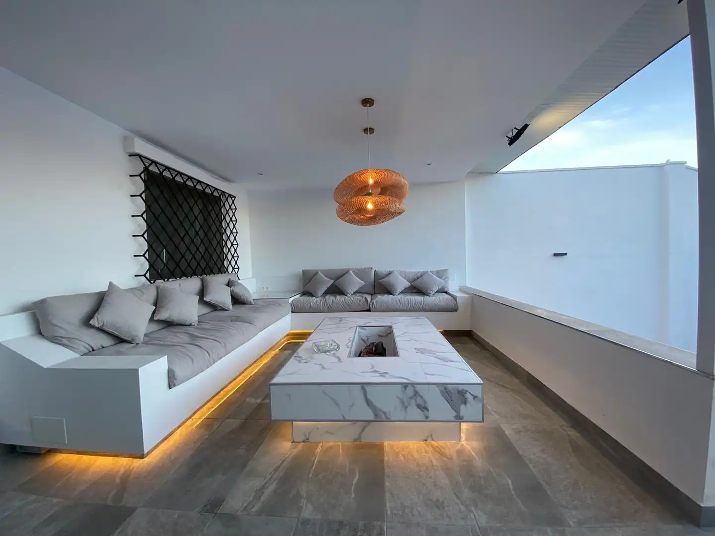 Living room of Houses for sale in Alhaurín de la Torre  with Air Conditioner, Heating and Terrace