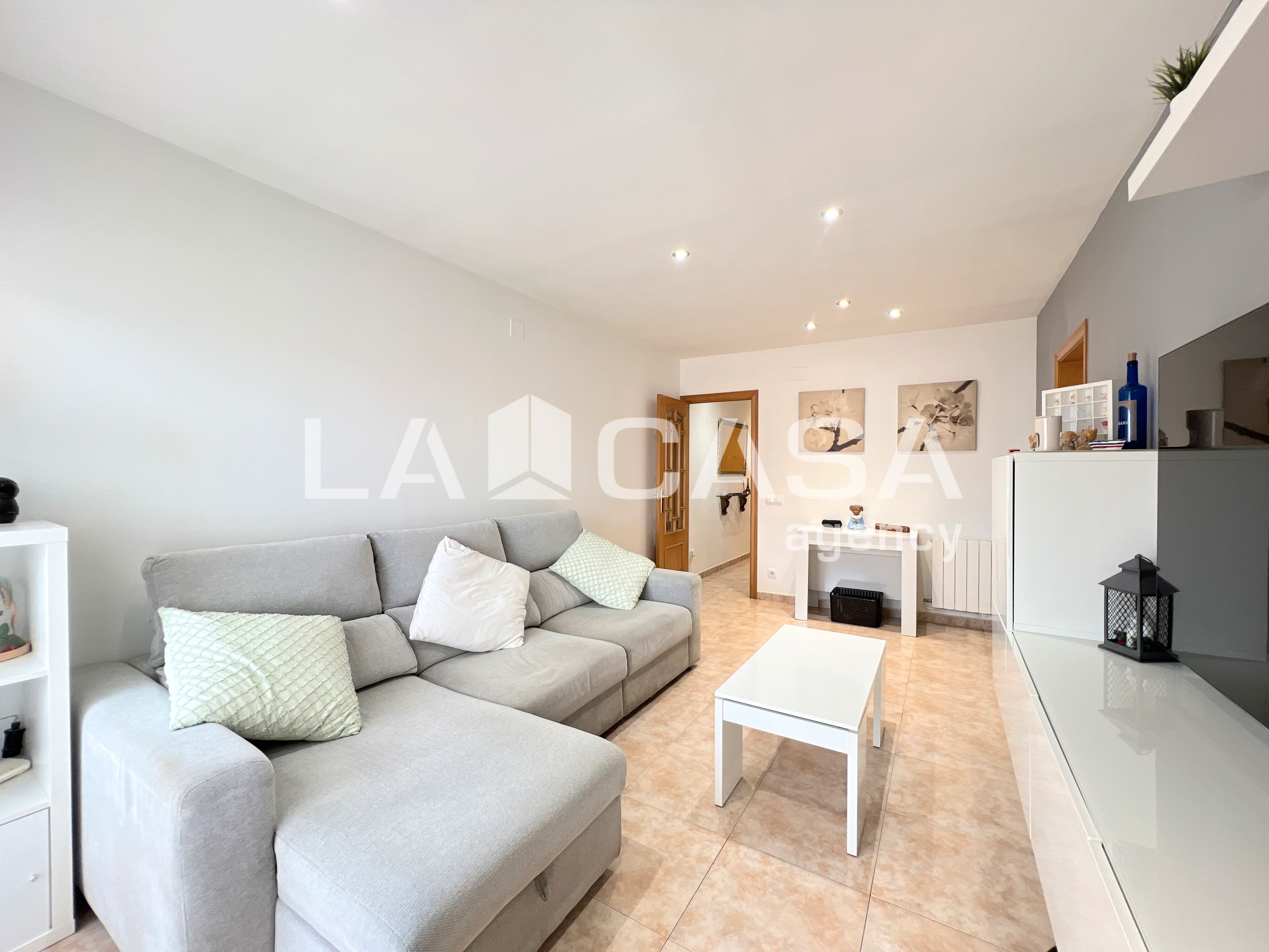 Wohnzimmer von Wohnung zum Verkauf in Badalona mit Heizung und Balkon