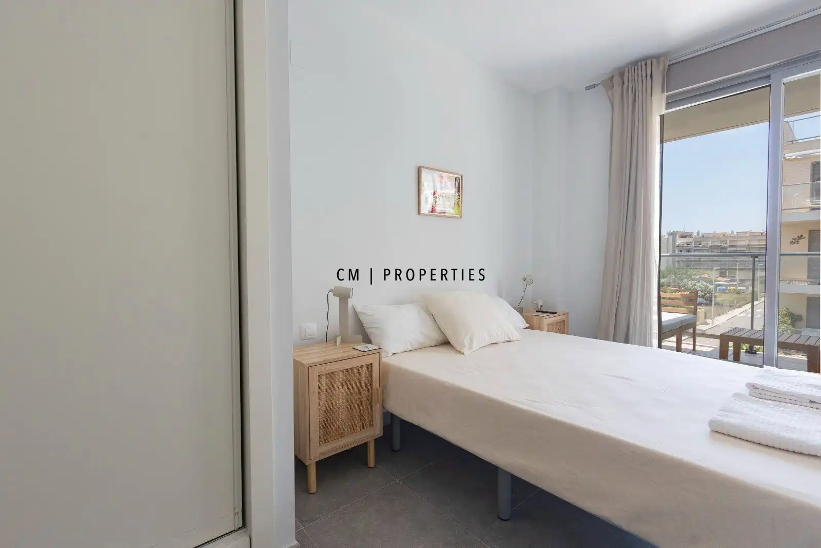 Bedroom of Apartments for rent in Moncofa  with Air Conditioner, Heating and Terrace