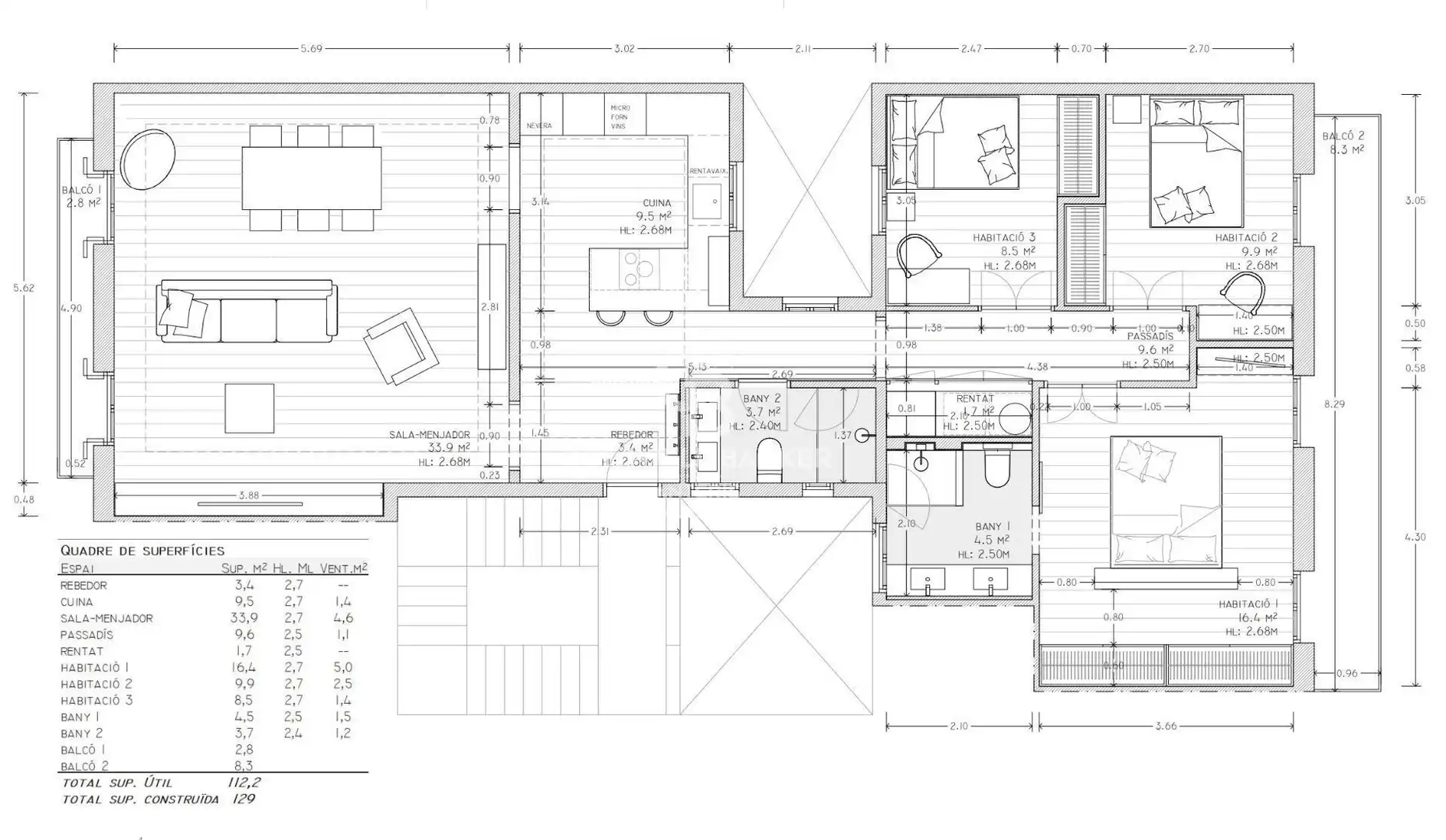 Piso en venta en Carrer BALMES, Dreta de l'Eixample