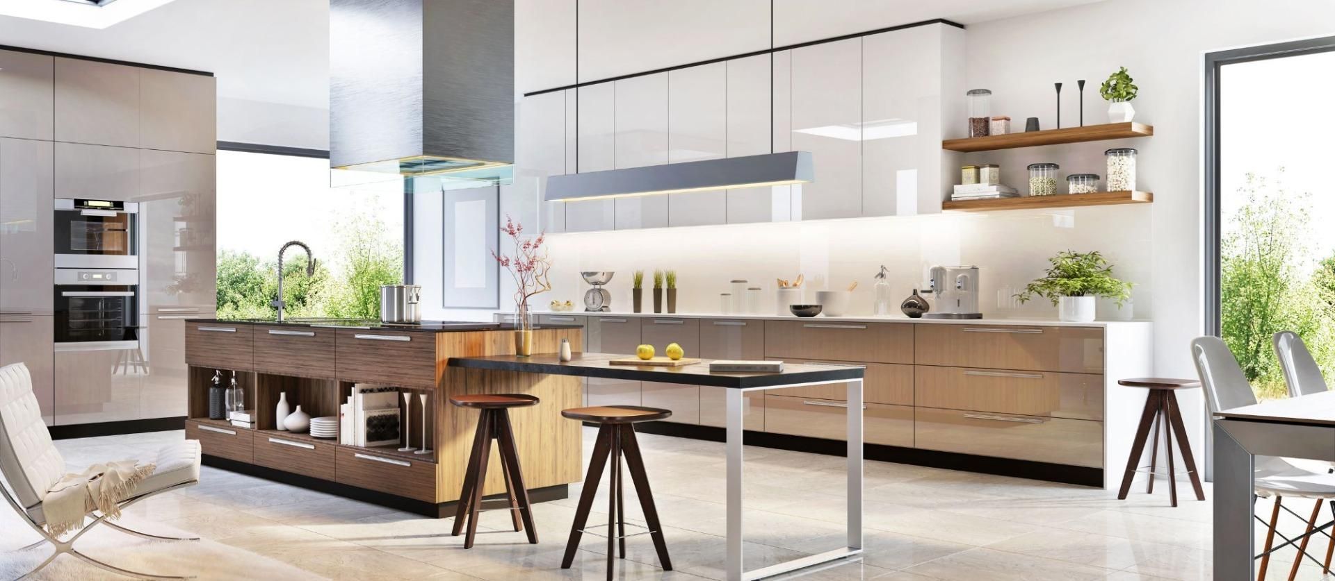 Kitchen of House or chalet for sale in Girona Capital  with Private garden and Terrace