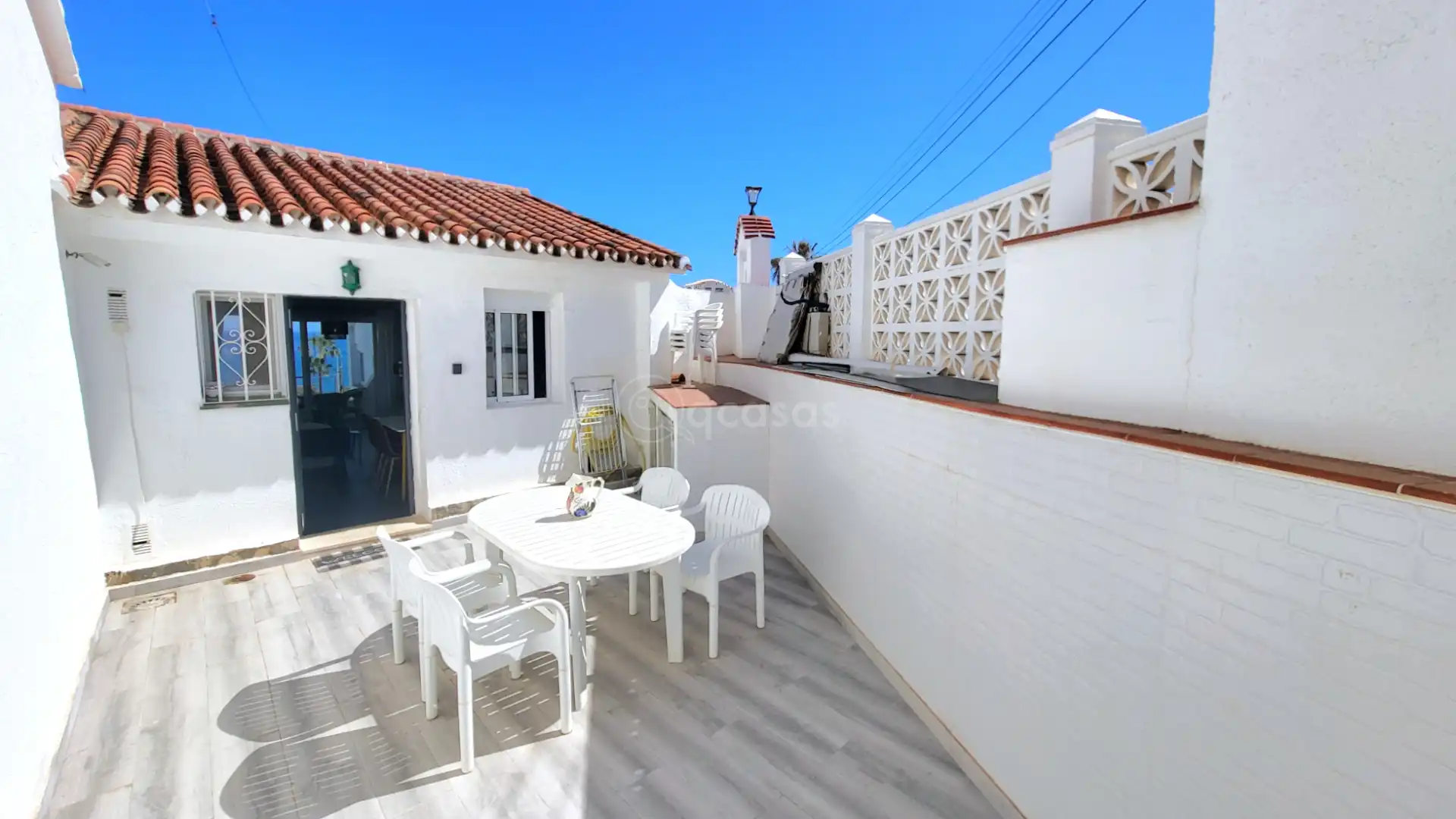 Terraza de Casa adosada en venta en Mijas con Aire acondicionado, Calefacción y Terraza