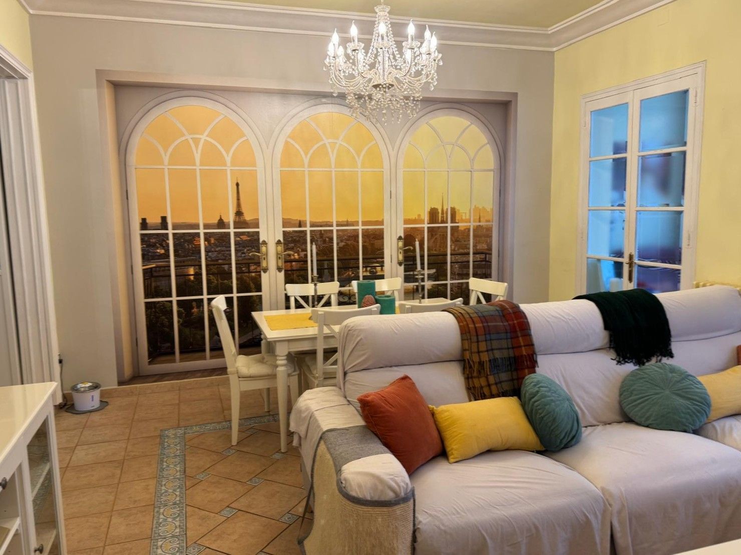 Living room of Flat for sale in  Lleida Capital  with Heating, Terrace and Storage room