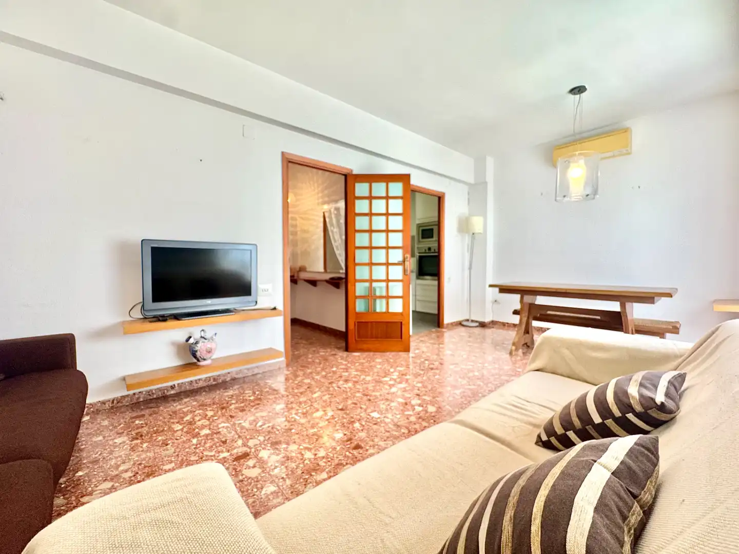 Sala de estar de Piso en venta en Sueca con Aire acondicionado y Trastero