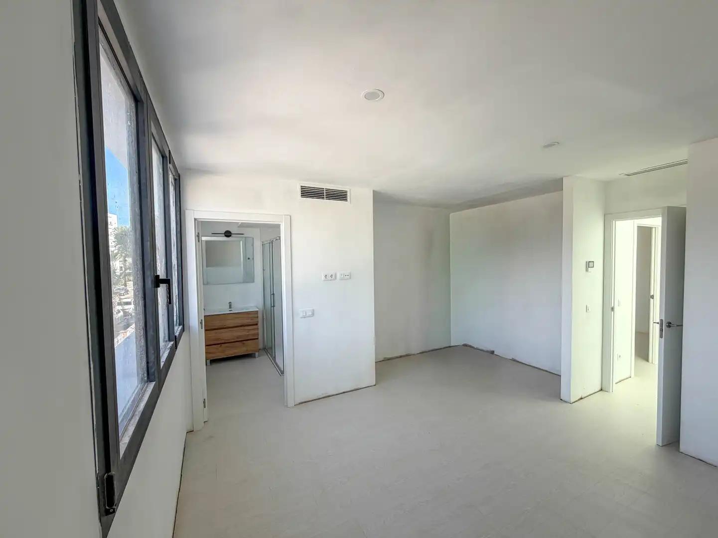 Schlafzimmer von Einfamilien-Reihenhaus zur Miete in Santa Margalida mit Klimaanlage, Terrasse und Abstellraum