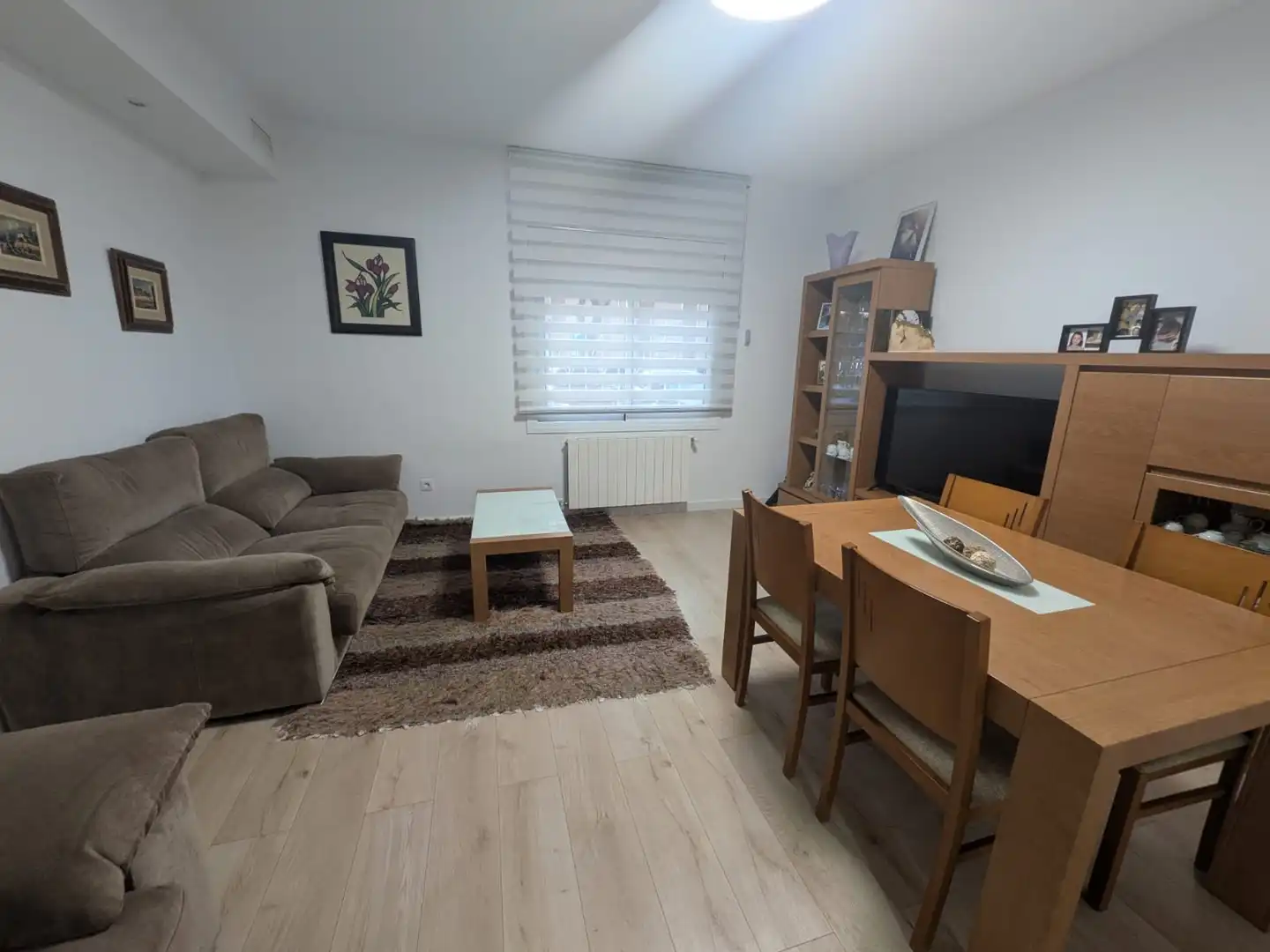Living room of Flat for sale in Sant Joan Despí  with Air Conditioner, Heating and Parquet flooring