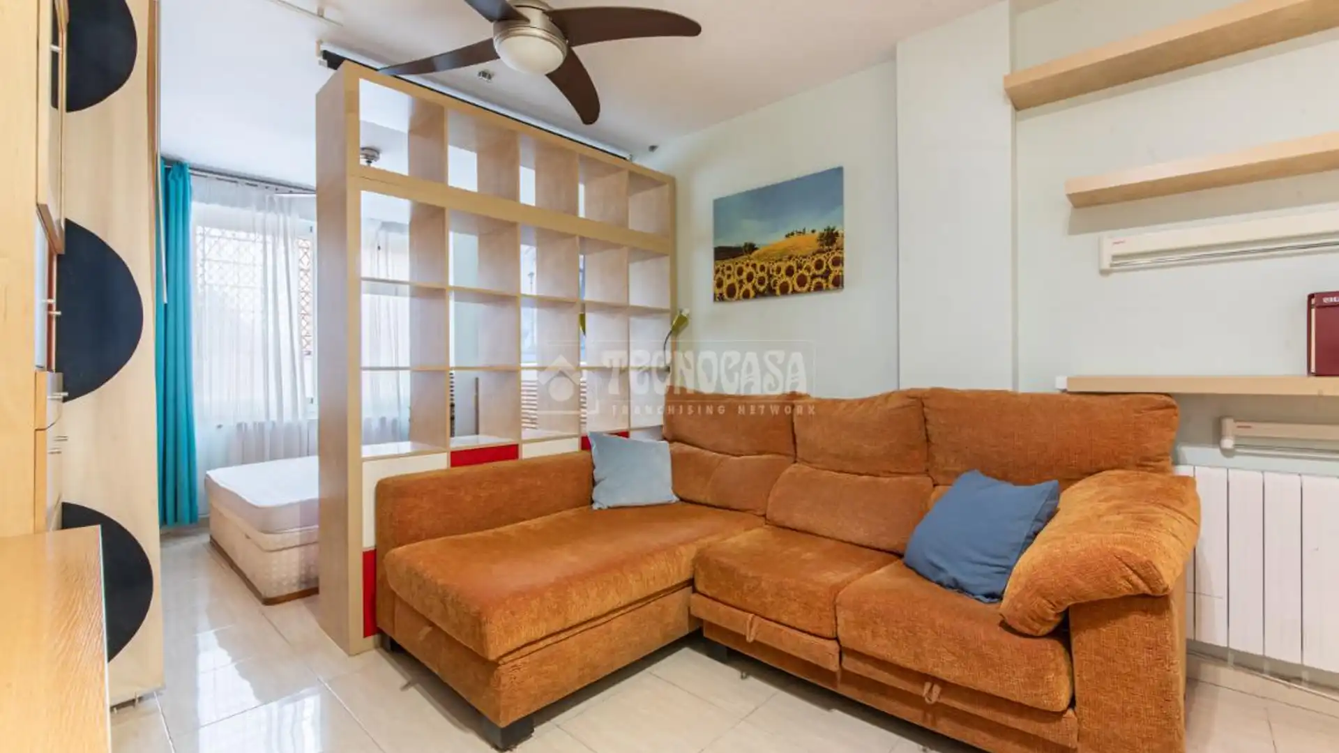 Living room of Study for rent in Algete  with Air Conditioner and Heating