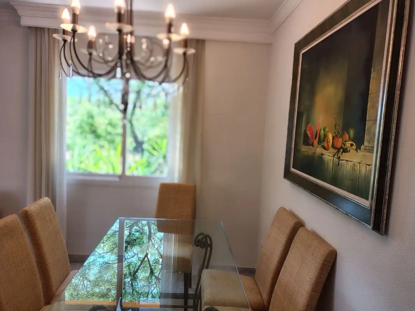 Esszimmer von Wohnung zur Miete in Marbella mit Klimaanlage, Heizung und Terrasse