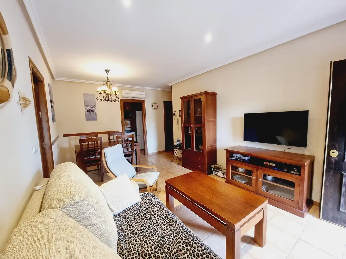 Living room of Flat for sale in Vera  with Air Conditioner, Terrace and Swimming Pool