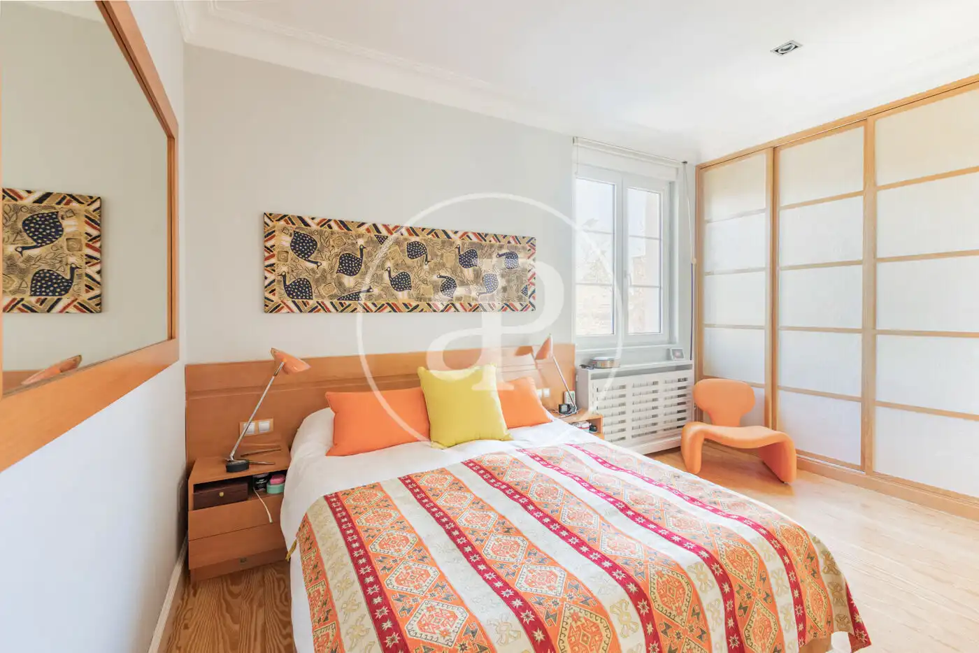 Bedroom of Houses for sale in Madrid  with Air Conditioner, Heating and Private garden
