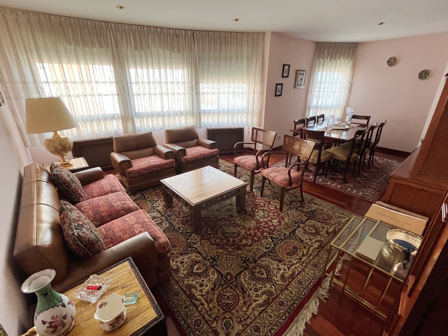 Living room of Flat for sale in Avilés  with Heating, Parquet flooring and Storage room