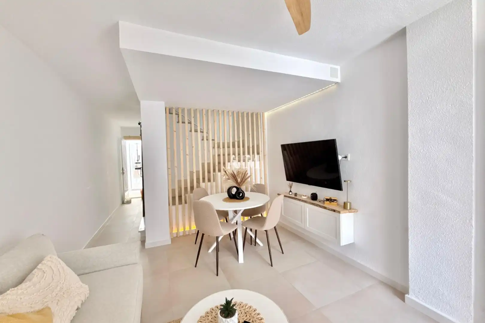 Sala de estar de Casa o chalet de alquiler en Los Alcázares con Calefacción, Jardín privado y Terraza